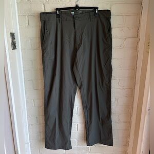 REI size 38 x 32 mens athletic outdoor comfy lightweight dark gray pants